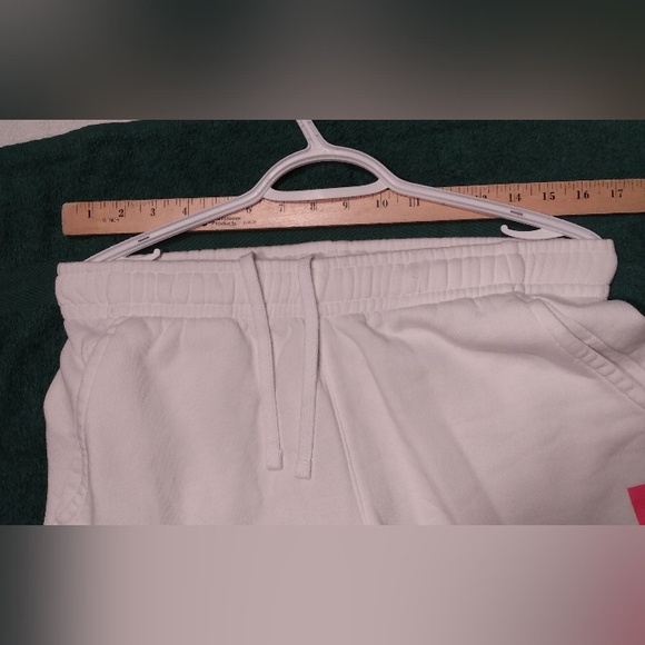 Vintage NIKE JUST DO IT Pete Sampras 90s Athletic Cotton White Sweat Shorts - Picture 13 of 13